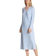 Calida Elegant Dreams Long Nightdress Lysblå modal Small Dame