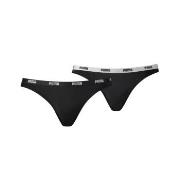 Puma Truser 2P Iconic Bikini Svart Large Dame