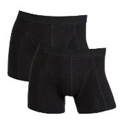 Claudio 4P Cotton Trunks Helsvart bomull Small Herre