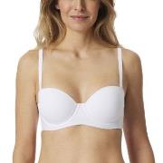 Schiesser BH Bandeau Bra Hvit D 75 Dame