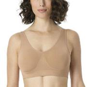 Schiesser BH Bustier Removable Pads Bra Beige polyamid Medium Dame