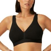 NATURANA BH Athleisure Soft Bra Svart bomull B 85 Dame