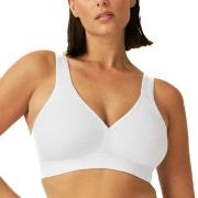 NATURANA BH Athleisure Soft Bra Hvit bomull B 95 Dame