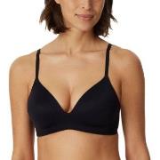 Schiesser BH Invisible Soft Bra With Underwired Bra Svart C 75 Dame