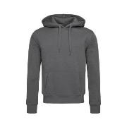 Stedman Men Active Sweat Hoodie Mørkgrå  Small Herre