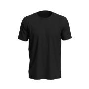 Stedman Unisex Lux T Svart bomull 5XL