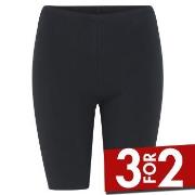 Decoy Mid-length Capri Leggings Svart økologisk bomull X-Large Dame