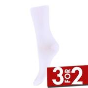 Decoy Strømper Bamboo Thin Socks Hvit Strl 37/41 Dame