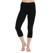 Decoy Seamless Capri Leggins Svart X-Large Dame