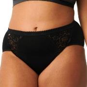 Sloggi Truser 2P Chic Midi Briefs Svart bomull 42 Dame