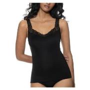 Mey Emotion Elegance Top With Lace Svart 38 Dame