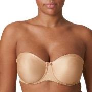 PrimaDonna BH Satin Non Padded Strapless Bra Beige E 90 Dame