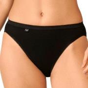 Sloggi Truser 2P Basic Plus Tai Briefs Svart bomull 36 Dame