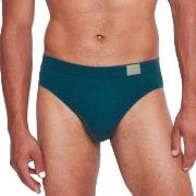 Sloggi 2P For Men GO Natural Brief Blå/Grå bomull Small Herre