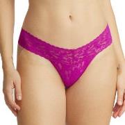 Hanky Panky Truser 3P Low Rise Thong D1 Mørkrosa nylon One Size Dame