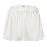 Lady Avenue Pure Silk French Knickers Benhvit silke X-Small Dame