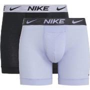 Nike 4P Dri-Fit ReLuxe Boxer Brief Lilla/Svart X-Large Herre