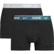 Nike 6P Everyday Cotton Stretch Trunk Svart/Grå bomull Medium Herre