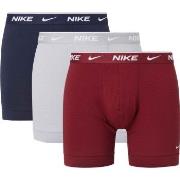 Nike 6P Everyday Cotton Boxer Blå/Rød bomull Small Herre