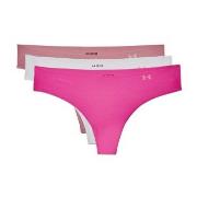 Under Armour Truser 9P Pure Stretch Thong Rosa/Hvit Small Dame