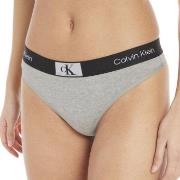 Calvin Klein Truser 3P CK96 Cotton Thong Lysgrå bomull Small Dame