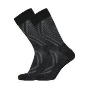 Dovre Strømper 2P Organic Wool Terry Socks Svart Str 44/47 Herre