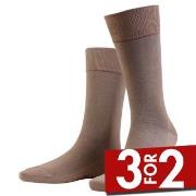 Amanda Christensen Strømper Core Ankle Socks Lysbrun  bomull Str 45/46