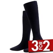 Amanda Christensen Strømper Icon Knee High Sock Marine Str 47/48 Dame