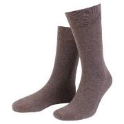 Amanda Christensen Strømper True Combed Cotton Sock Brun Str 47/50