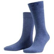 Amanda Christensen Strømper 3P True Combed Cotton Sock Denimblå Str 35...