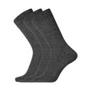 Dovre Strømper 3P Wool Socks Mørkgrå  Str 40/45 Herre