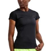 Craft ADV Essence SS Slim Tee W Svart polyester Large Dame