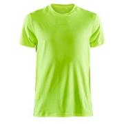 Craft ADV Esssence SS Tee M Limegrønn polyester Medium Herre