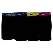 Nike 3P Ultra Comfort Boxer Brief Svart/Gul Large Herre