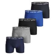 Björn Borg 5P Essential Shorts Solids Blå/Grå bomull X-Small Herre