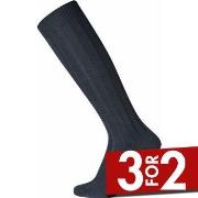 Egtved Strømper Wool Kneehigh Sock Marine Str 45/48 Herre