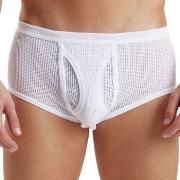 JBS Mesh Brief Hvit bomull XX-Large Herre