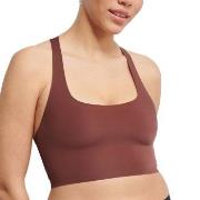 Sloggi BH ZERO Feel 2.0 Racer Top Mørkbrun  Small Dame