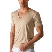 Mey Dry Cotton Functional V-Neck Shirt Beige 3XL Herre