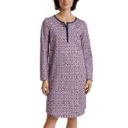 Calida Lovely Nights Nightdress Marine/Rød bomull Small Dame