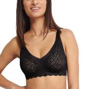 Sloggi BH ZERO Feel Bliss Soft Bra Svart Large Dame