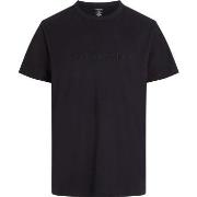 Calvin Klein Logo Cotton Tee Svart bomull Small Herre