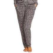 Damella Knitted Lounge Pants Rosa Mønster Small Dame