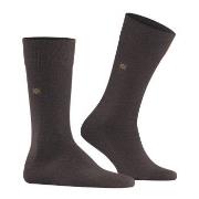 Burlington Strømper Leeds Wool Sock Brun Str 40/46 Herre