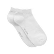 Resteröds Strømper 5P Organic Ankle Socks Hvit Str 40/45