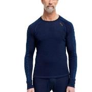 Dovre Jacquard Baselayer Marine ull Large Herre