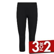 Decoy Bamboo Capri Svart Bambus Small Dame