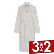 Decoy Long Terry Robe With Hood Svart polyester Small Dame