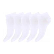 Decoy Strømper 5P Bamboo Sneaker Sock Hvit Strl 37/41 Dame