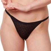 Triumph Truser Signature Sheer String Svart 40 Dame